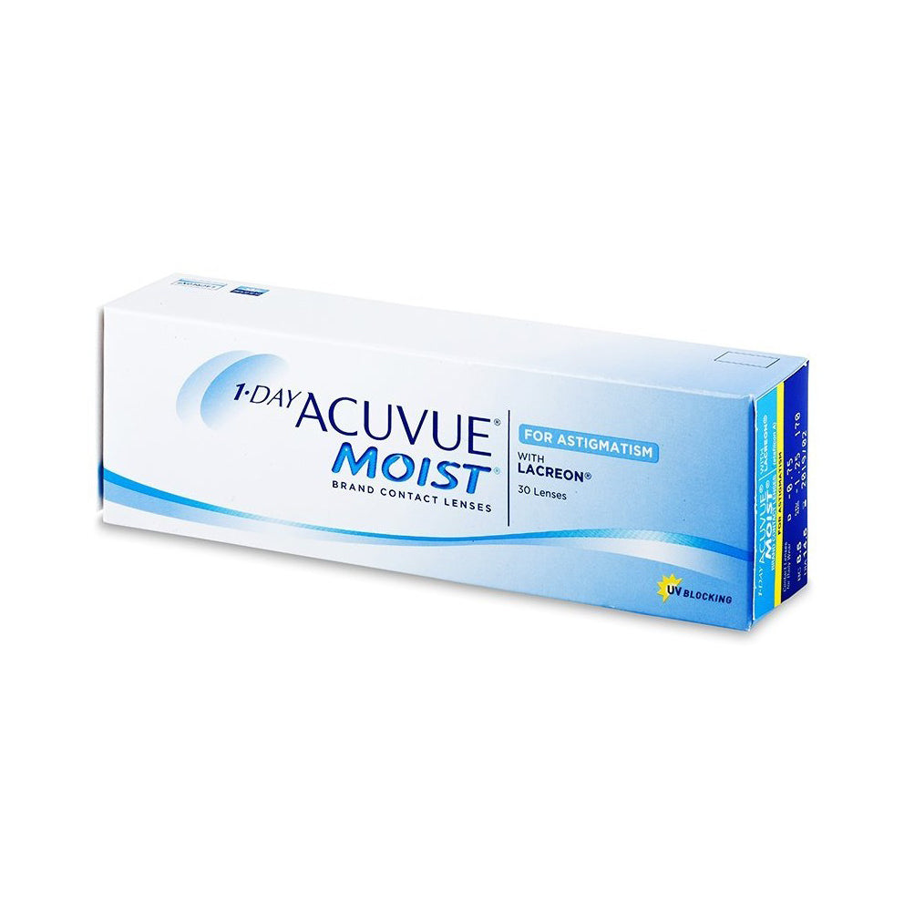 1-DAY ACUVUE MOIST TORIC (Pack 30 lentes)