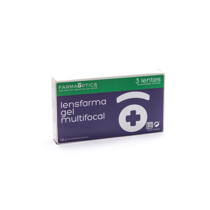 LENSFARMA GEL MULTIFOCAL (Pack 3 lentes)